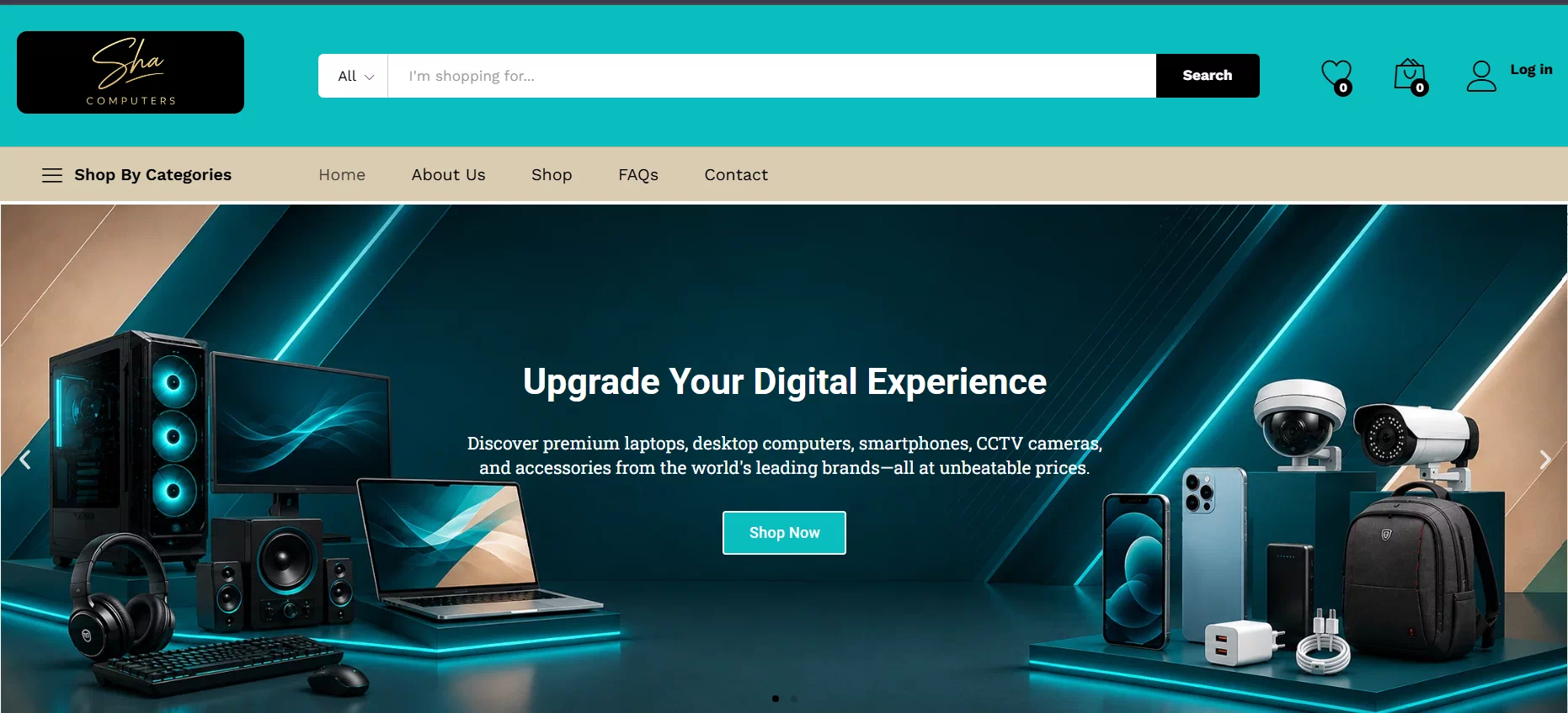 Website 19 project developed by Meg World Technologies