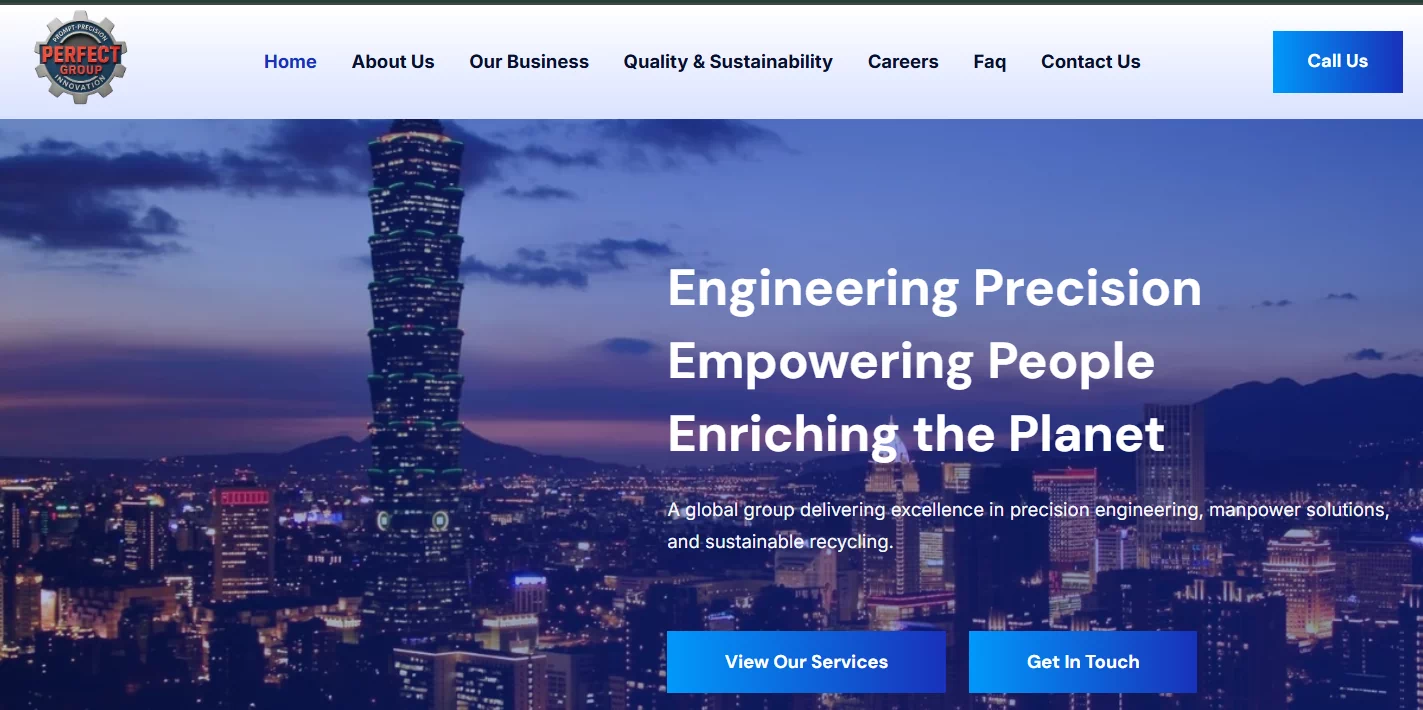 Website 03 project developed by Meg World Technologies