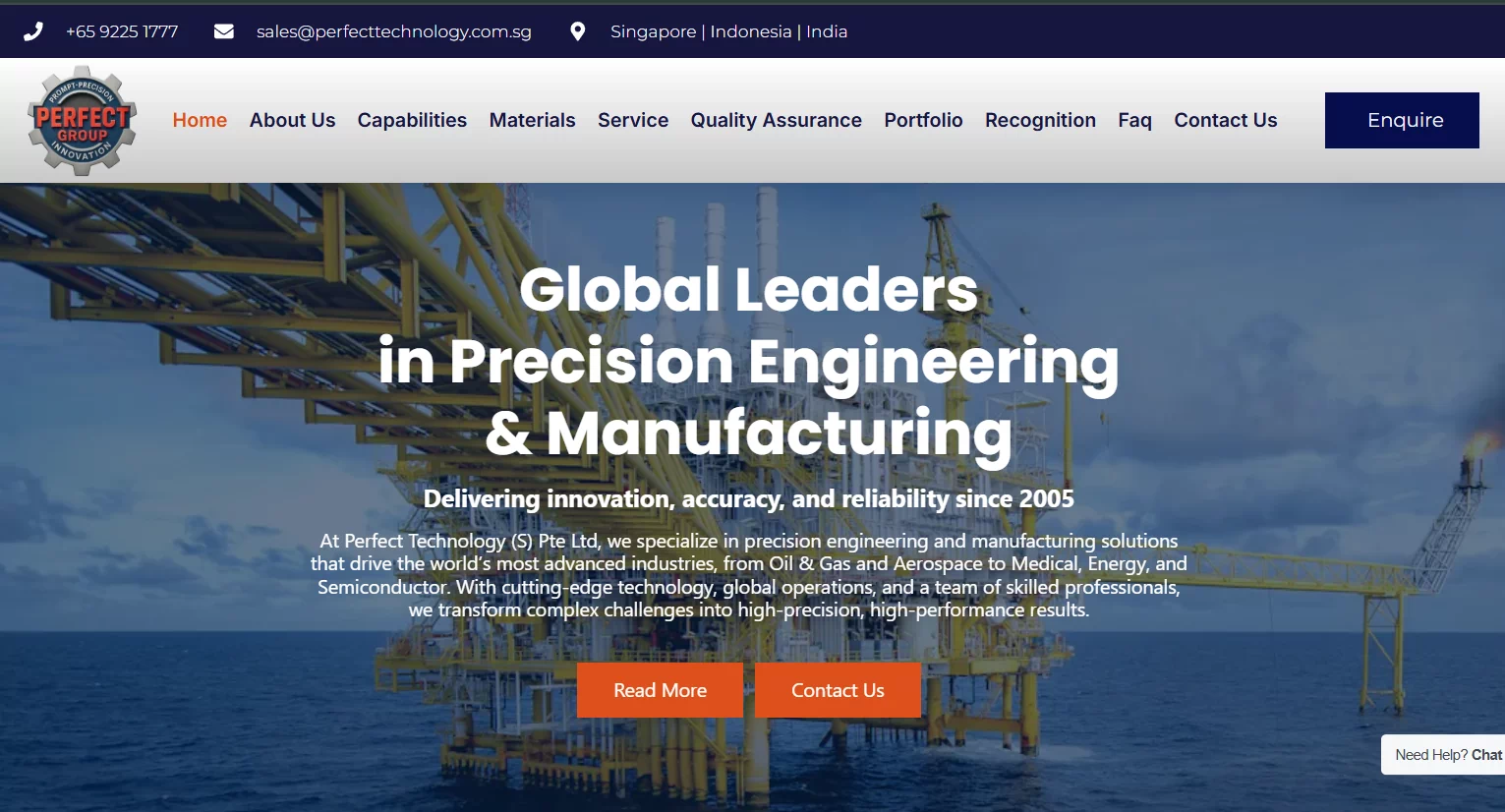 Website 01 project developed by Meg World Technologies
